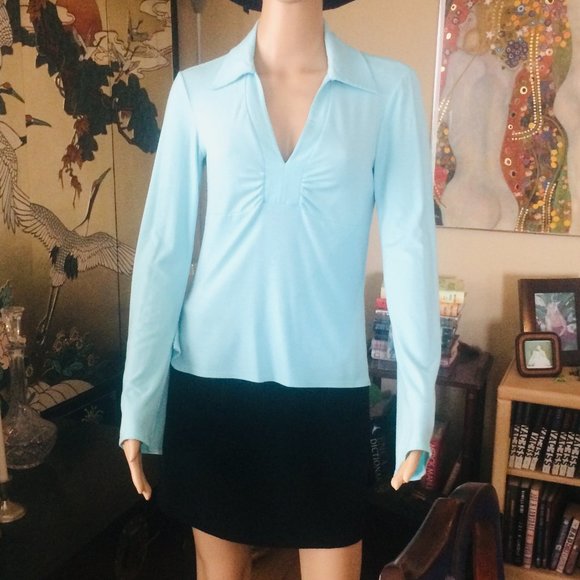 TRINA TURK Bell Sleeves Top, Size M - Picture 1 of 5
